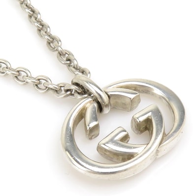 グッチ GUCCI ネックレス シルバー925 シルバー ユニセックス【中古】 56644k