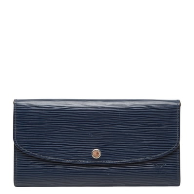 ルイ ヴィトン エピ ポルトフォイユ エミリー 長財布 M60854 アンディゴブルー レザー レディース LOUIS VUITTON 【中古】