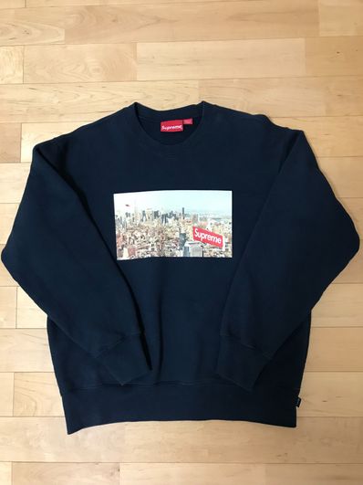 Supreme Aerial Crewneck "Navy"