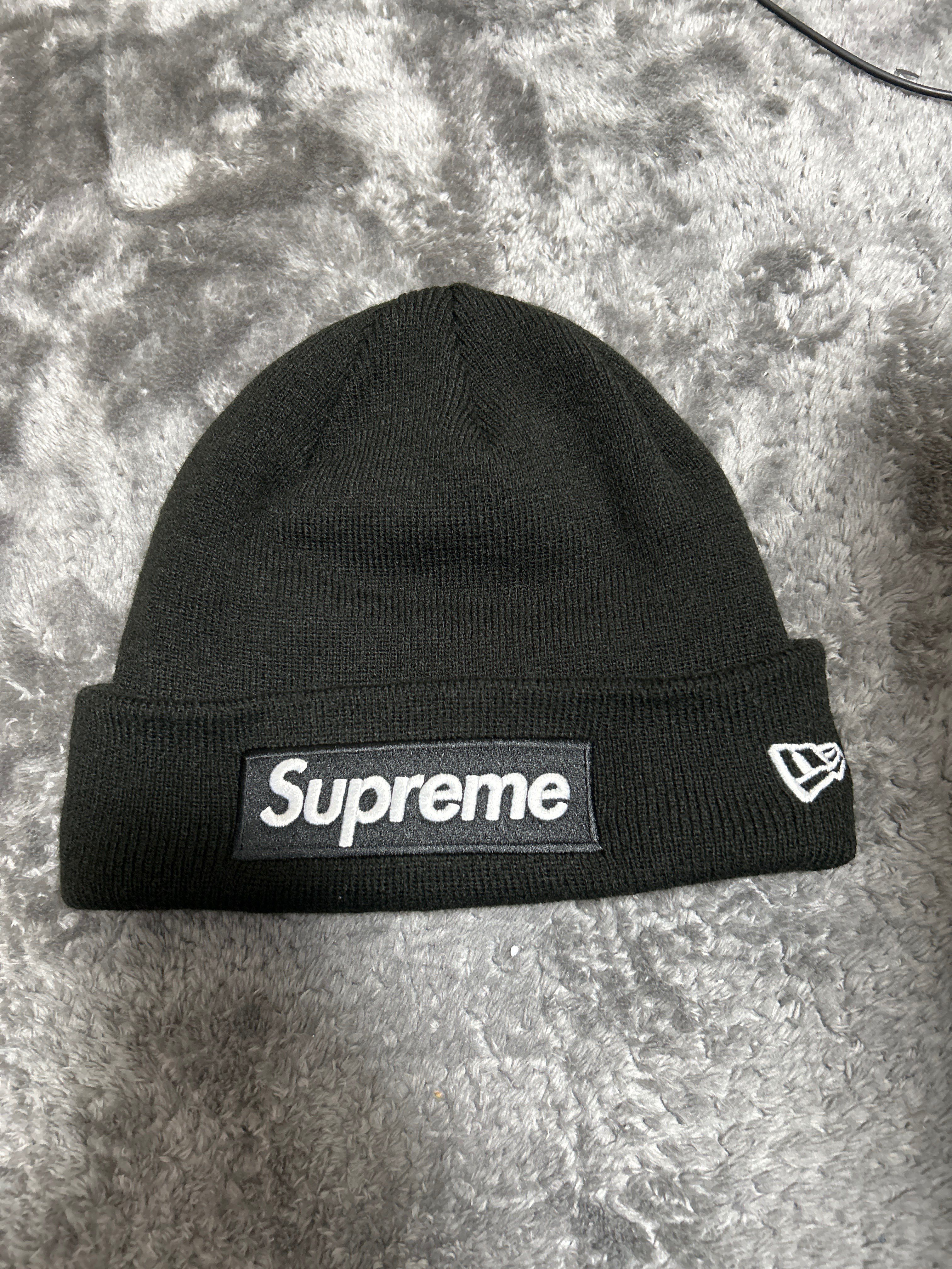 Supreme New Era Box Logo Beanie "Black" (23FW)