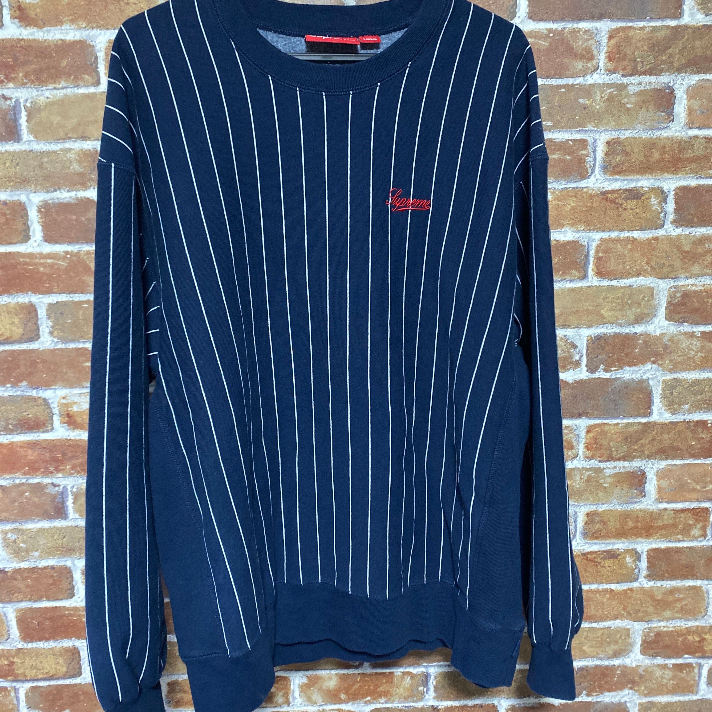 Supreme Pinstripe Crewneck 