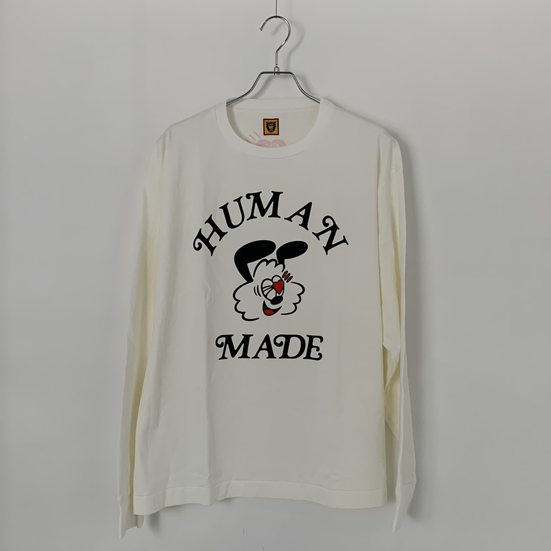 HUMAN MADE GDC Valentine's Day L/S T-Shirt "White" / VERDY