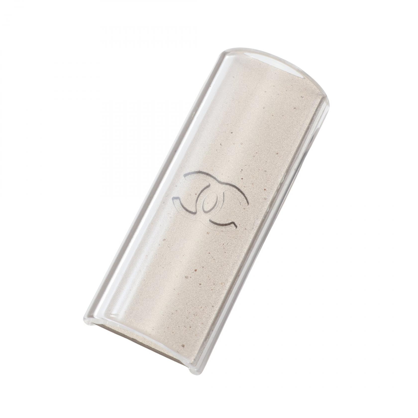 シャネル CHANEL ココマーク マネークリップ 財布 プラスチック メタル メンズ レディース クリア系 / シルバー系 【中古】