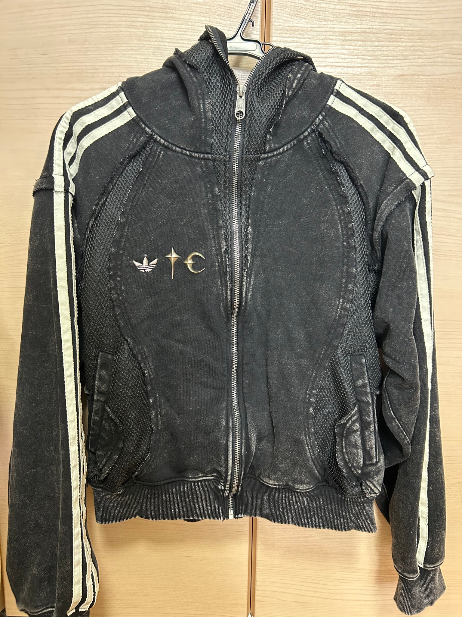 adidas x Thug Club Team Geist Zip-Up Hoodie "Black"