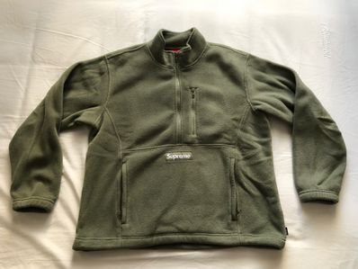 Supreme Polartec Half Zip Pullover "Light Olive"