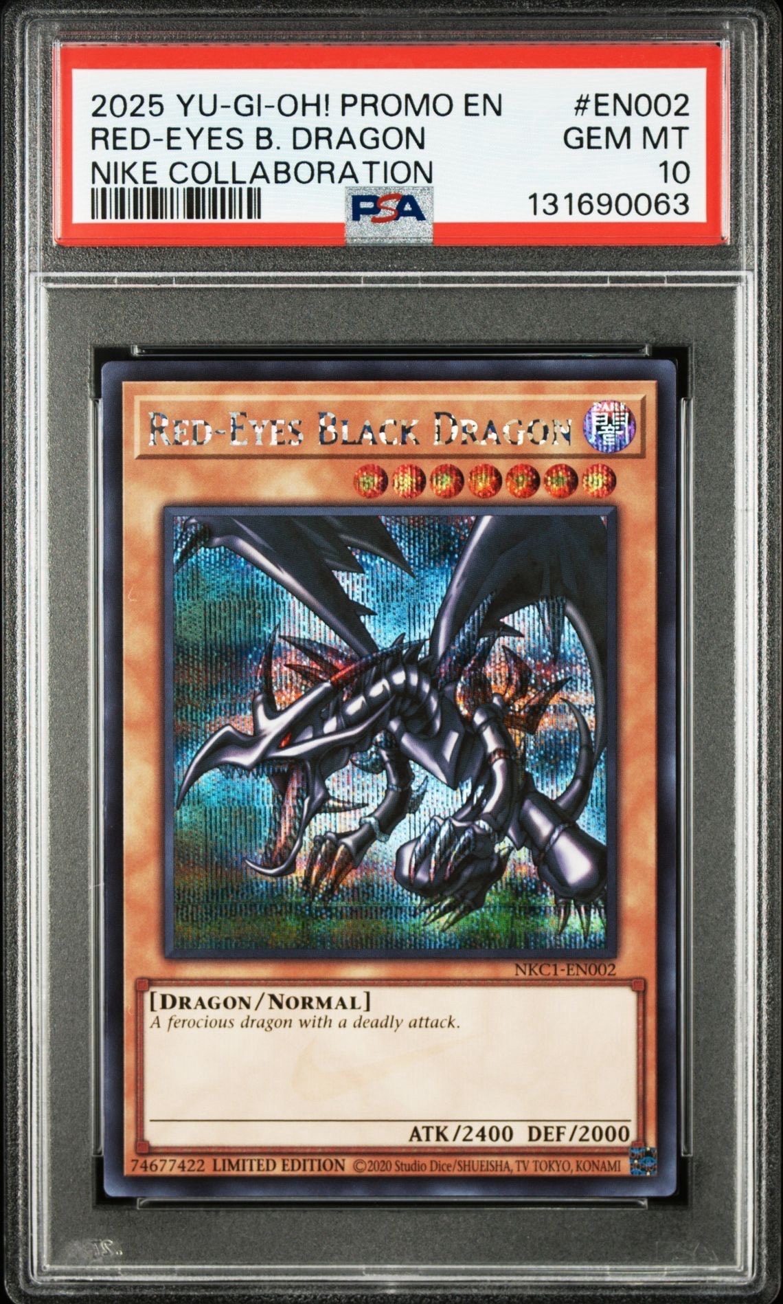 PSA10】真紅眼の黒竜 SE [NKC1-EN002](遊戯王 x ナイキ エアーマックス