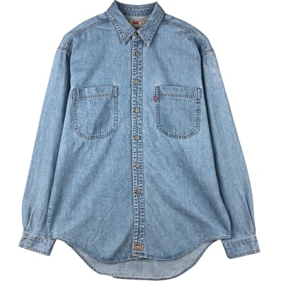 古着 リーバイス Levi's RED TAB 長袖 デニムシャツ メンズM相当/eaa589131