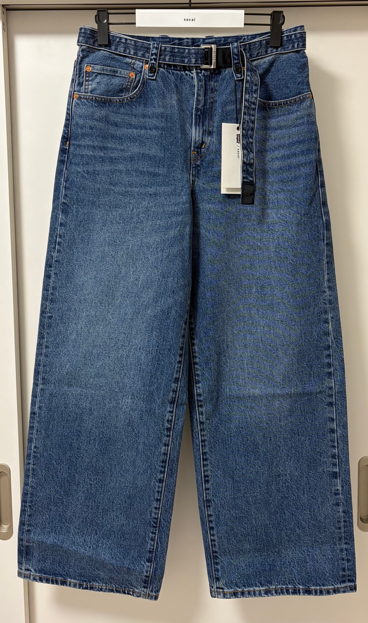 sacai x Levi's Belted Wide Pants "Blue"