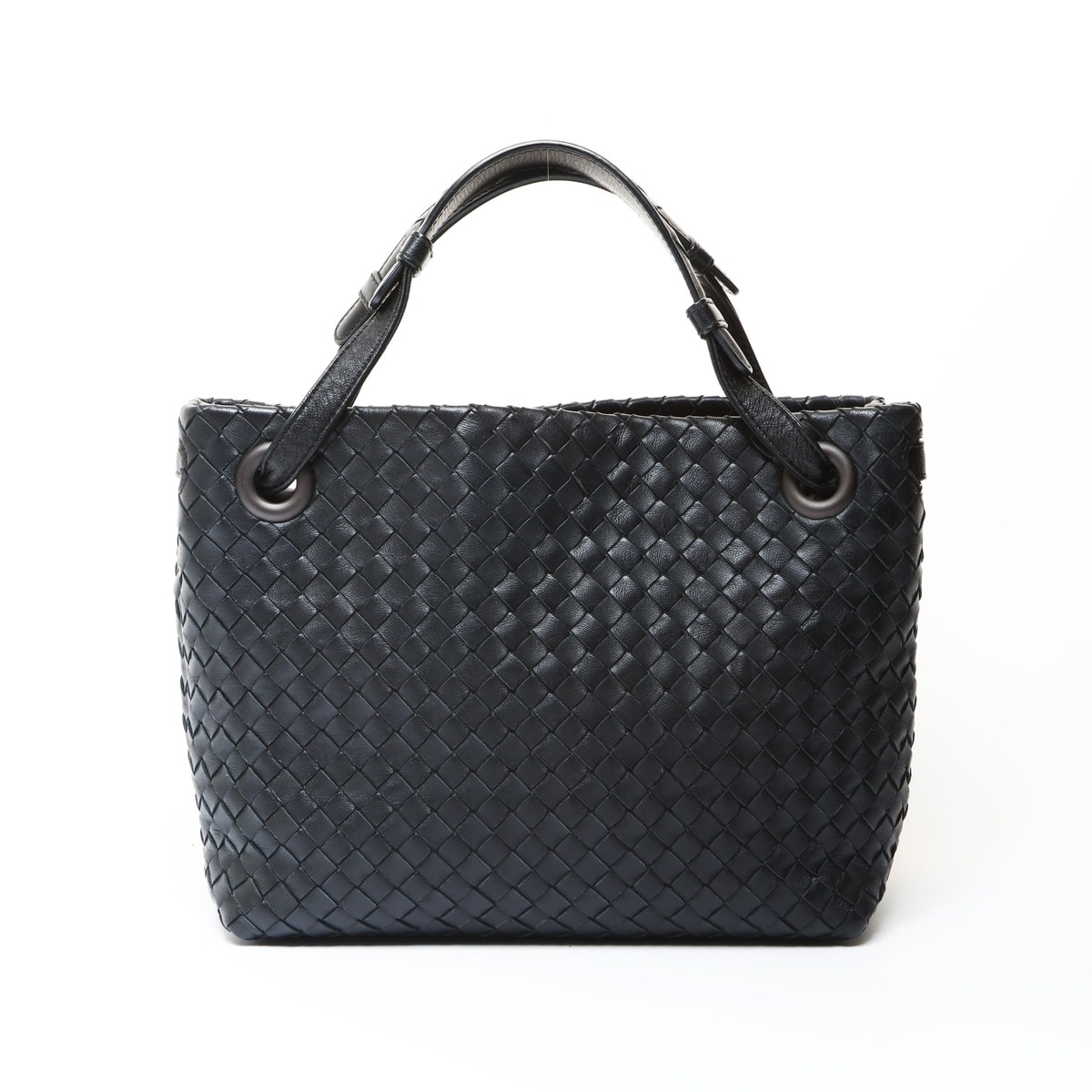 ボッテガヴェネタ BOTTEGAVENETA イントレチャート ガルダバッグ ハンドバッグ【中古】