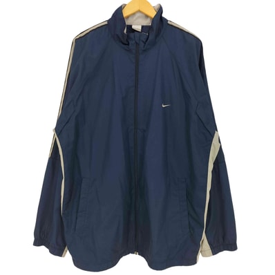 00s グレータグ 裏地メッシュ スウッシュロゴ刺繍 ラインテープ ジャケット【1140839839248】