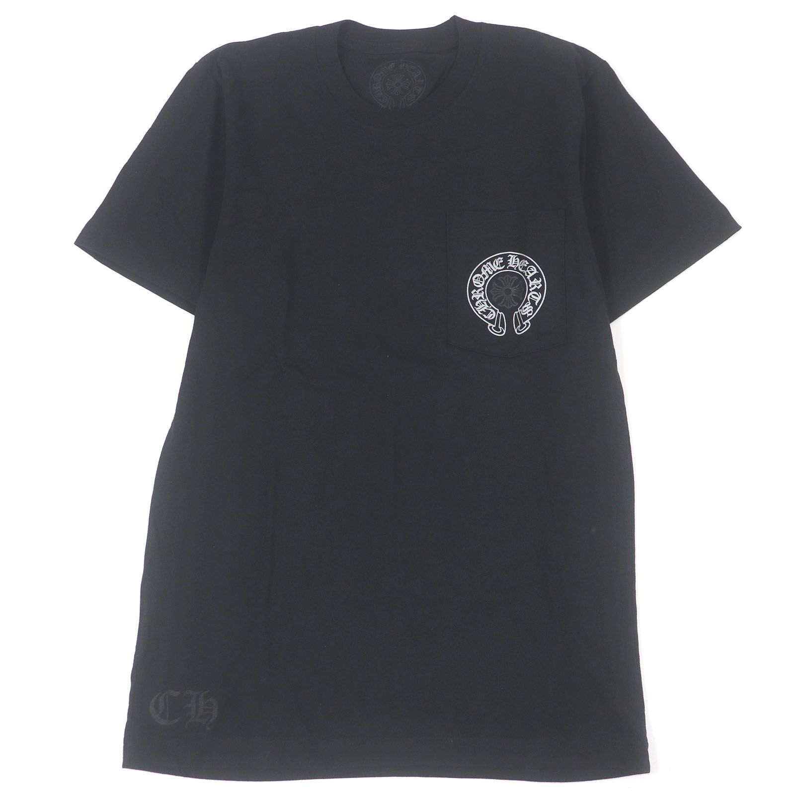 ★希少モデル★国内発送 ホースシューロゴ Tシャツ 半袖 ポケT 新品・未使用(ワケあり)】クロムハーツ ホースシューロゴ 半袖T