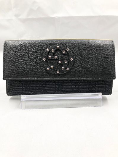 Gucci Inter RockingG Studs Wallet "Black"