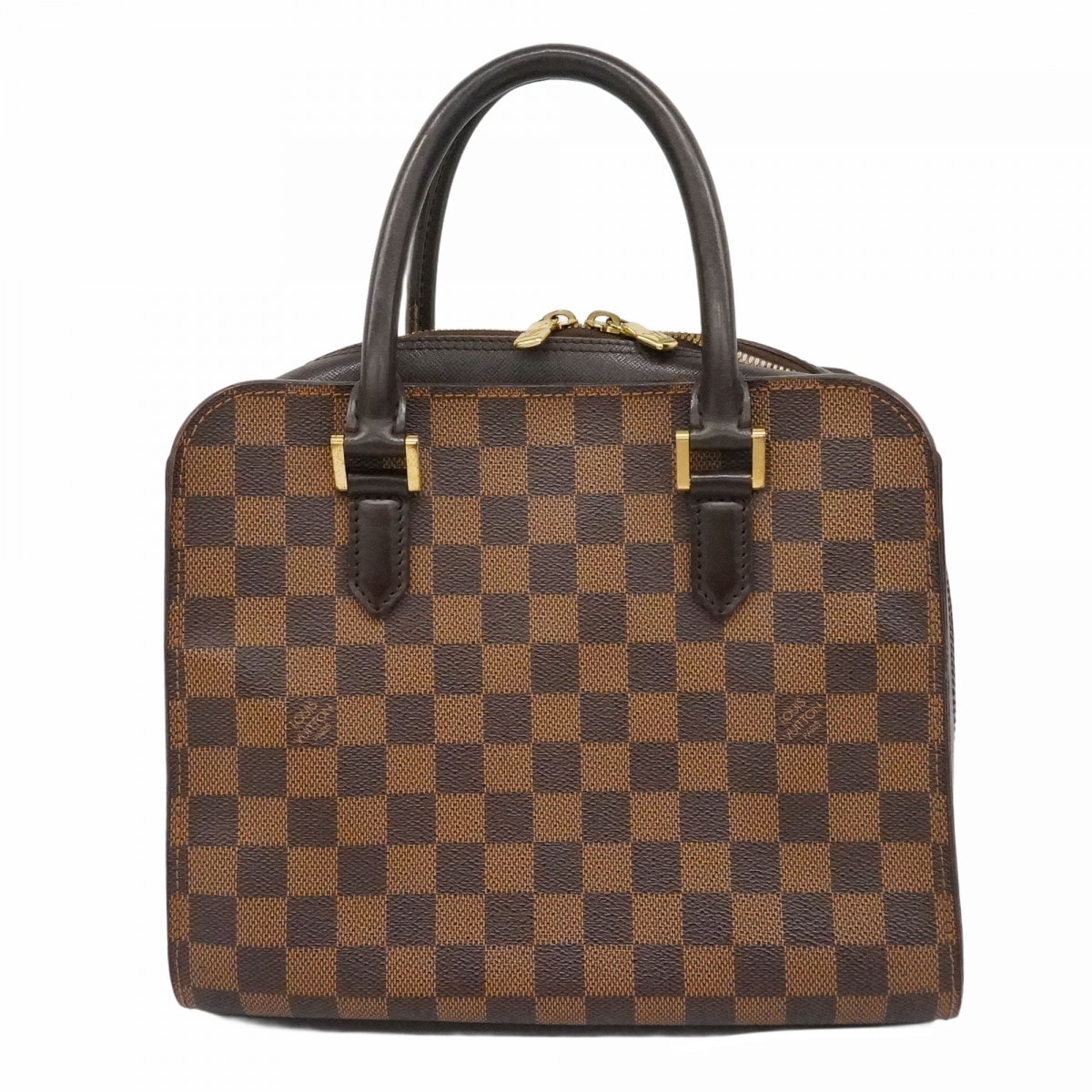 【6dc3577】ルイヴィトン ハンドバッグ ダミエ トリアナ N51155 エベヌ【中古】レディース