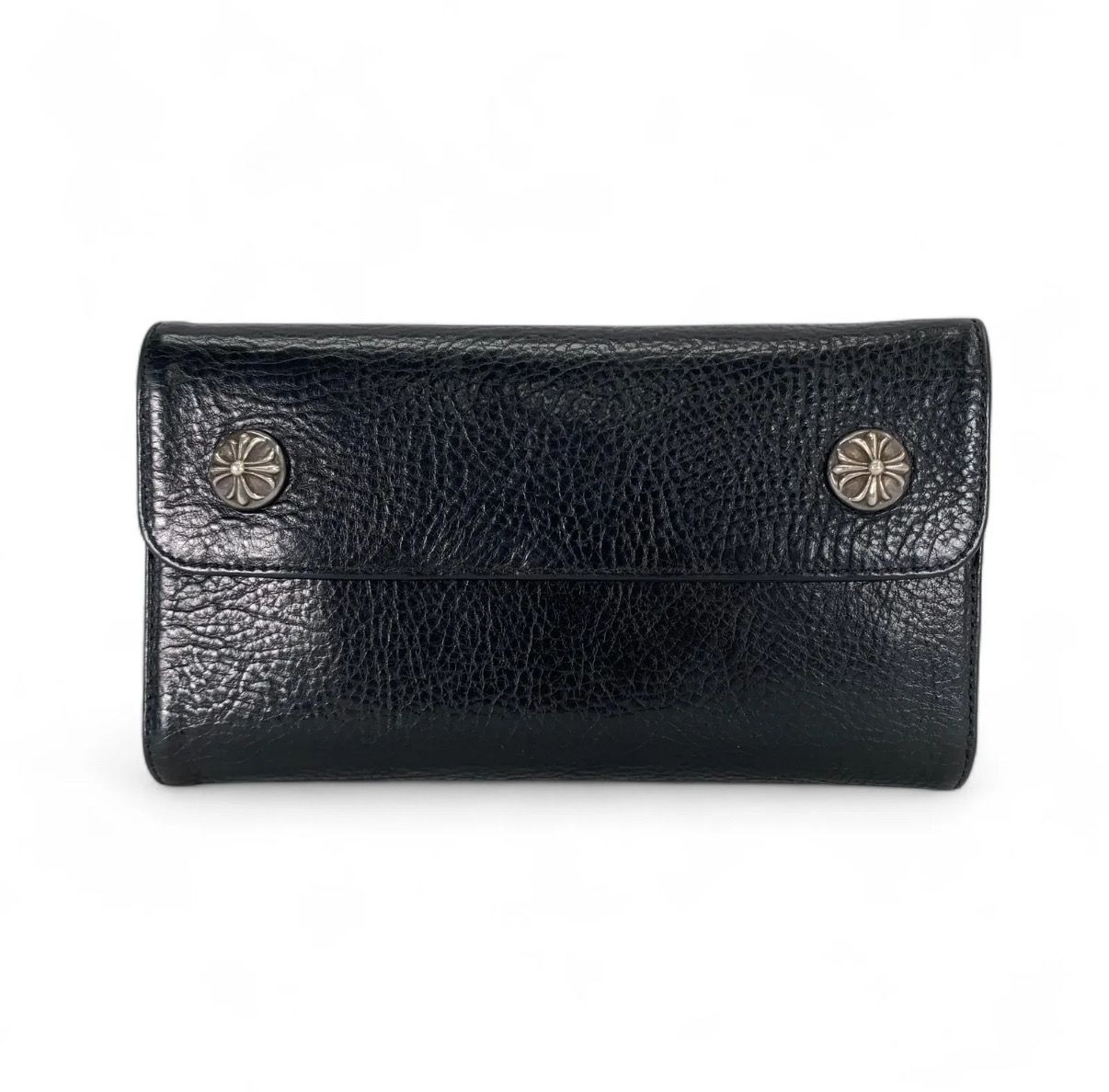 Chrome Hearts Wave Wallet Leather "Black"