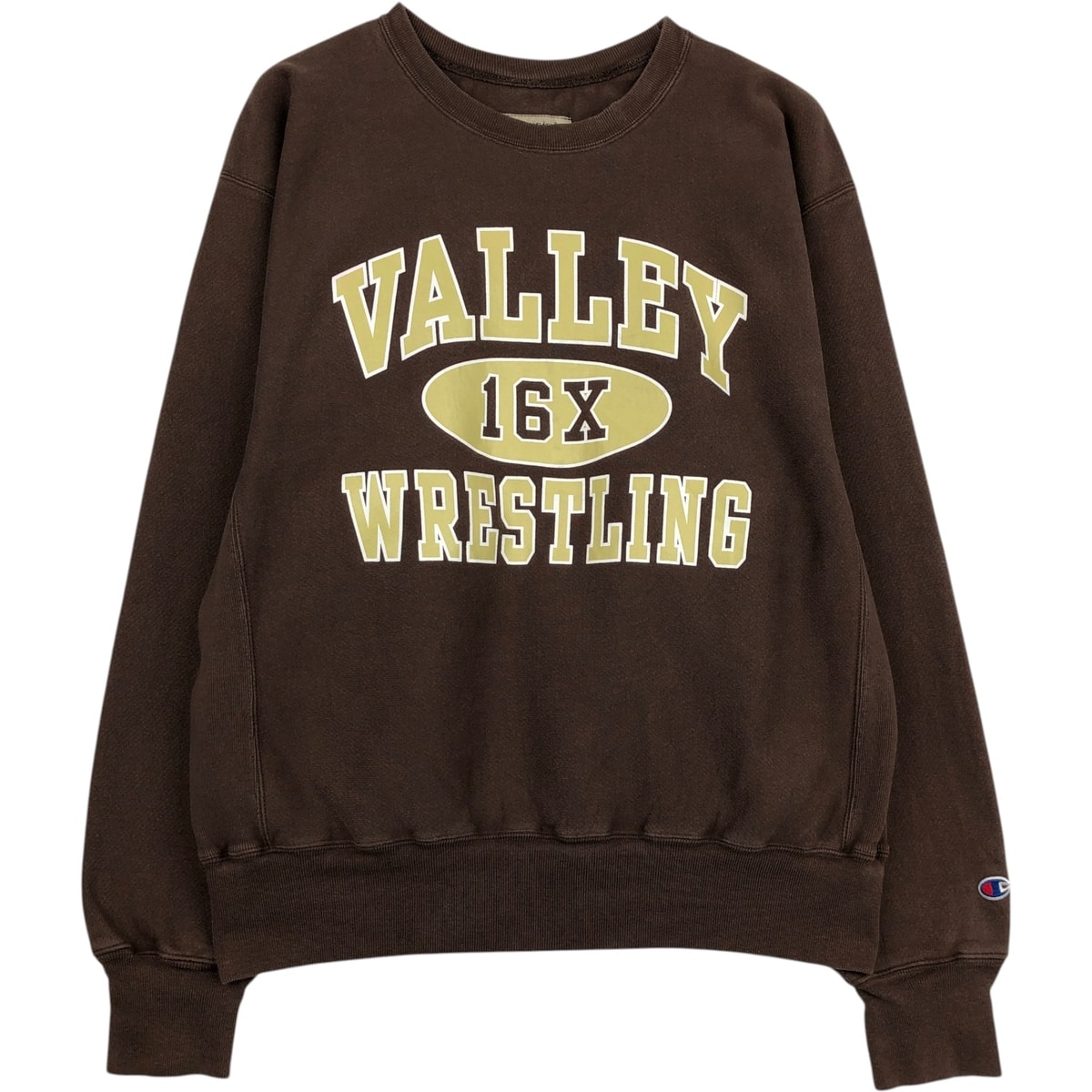 古着 00年代 チャンピオン Champion PREMIUM REVERSE WEAVE プレミアムリバースウィーブ 3連プリント カレッジスウェットシャツ トレーナー メンズL相当/eaa633736