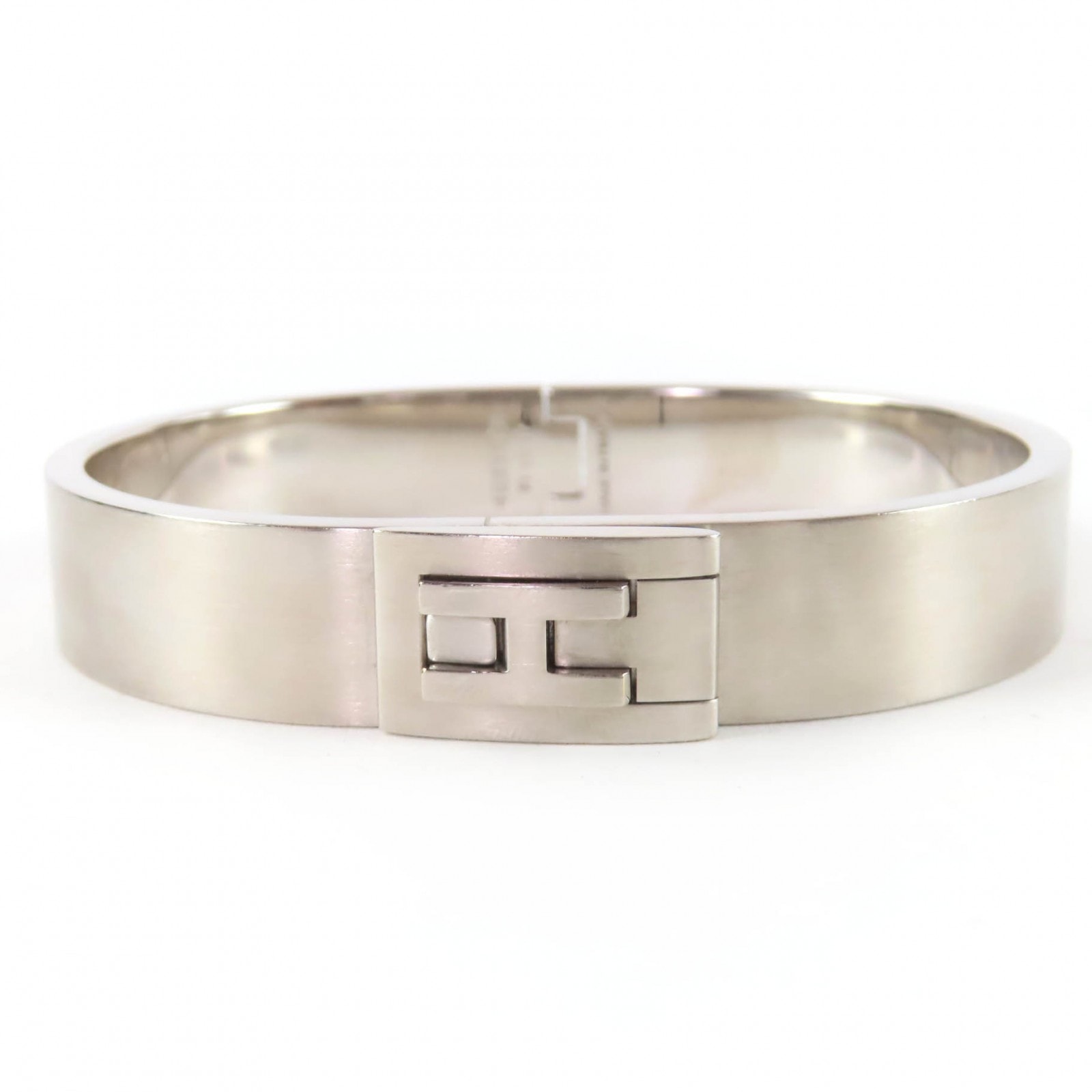 美品 エルメス バングル シルバー レディース