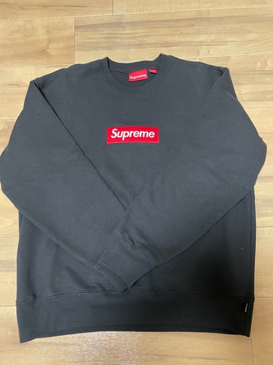 Supreme Box Logo Crewneck "Black" (22FW)