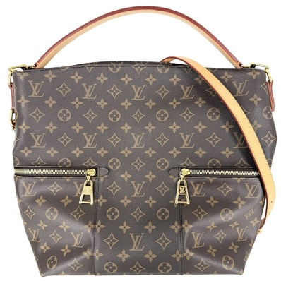 LOUIS VUITTON ルイヴィトン 2WAY メリー ハンドバッグ ショルダーバッグ 肩掛け 斜め掛け M41544 モノグラムキャンバス ブラウン 茶 ゴールド金具 レディース【中古品】