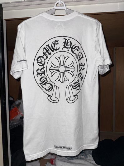 Chrome Hearts Horse Shoe Logo Pocket T-Shirt "White"