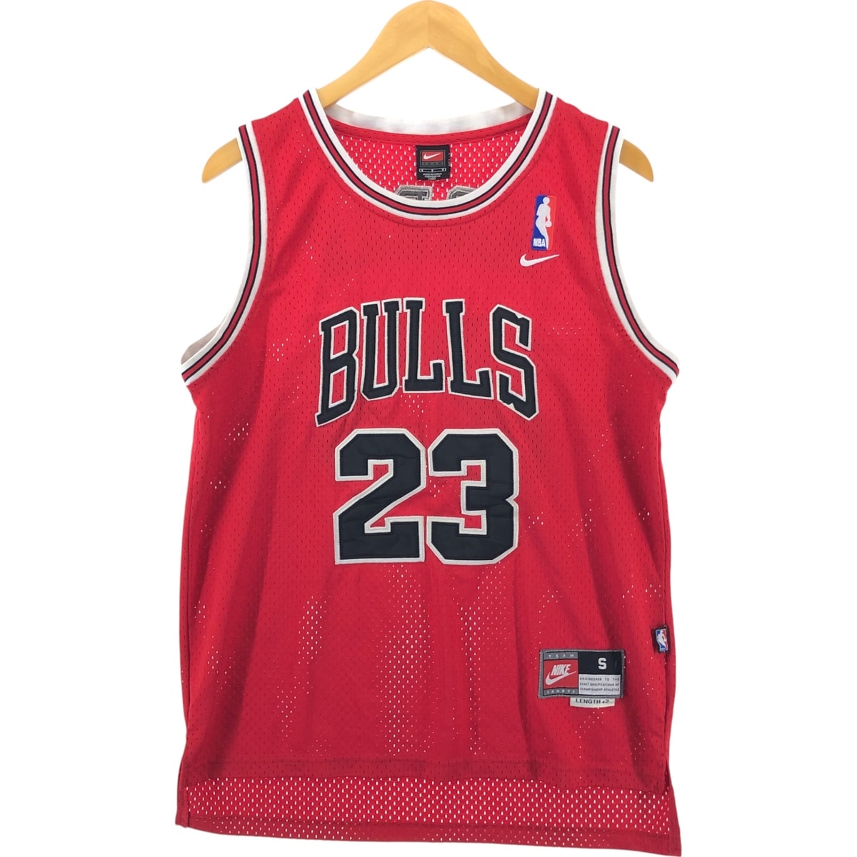 古着 ~00年代 ナイキ NIKE TEAM NBA CHICAGO BULLS シカゴブルズ メッシュ ゲームシャツ レプリカユニフォーム メンズS相当/eaa546556