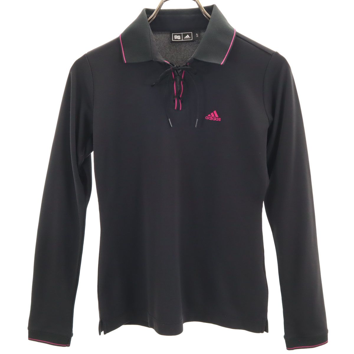 adidas アディダス ゴルフ 長袖 ポロシャツ S チャコール