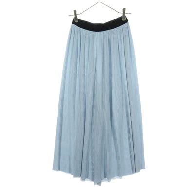 ZARA BASIC ザラベーシック プリーツパンツ XS ライトブルー