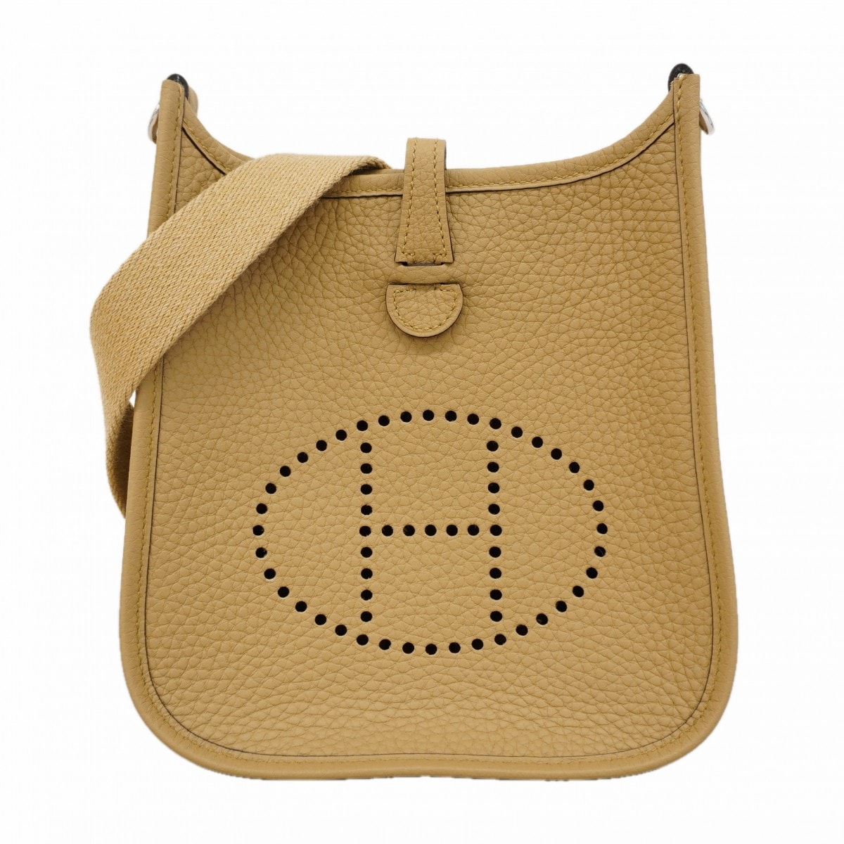 ★SALE【6fc4392】エルメス ショルダーバッグ エヴリンTPM トリヨンクレマンス プシエール シルバー金具 K刻印【中古】レディース