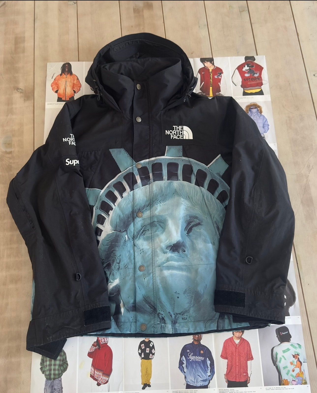 Supreme x The North Face Statue of Liberty Mountain Jacket "Black"
