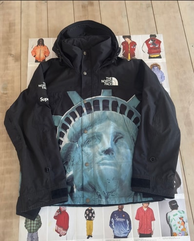 Supreme x The North Face Statue of Liberty Mountain Jacket "Black"