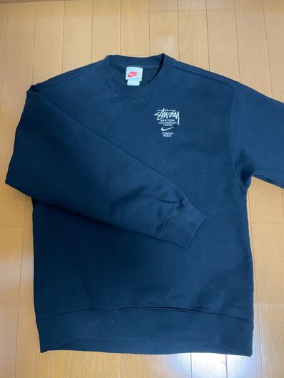 Nike x Stussy International Crewneck Sweatshirt (US Size) "Black" DC4198-010