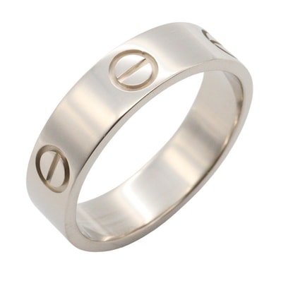 カルティエ CARTIER ラブリング リング・指輪 ジュエリー K18WG(ホワイトゴールド) メンズ レディース シルバー系 B4084757 【中古】