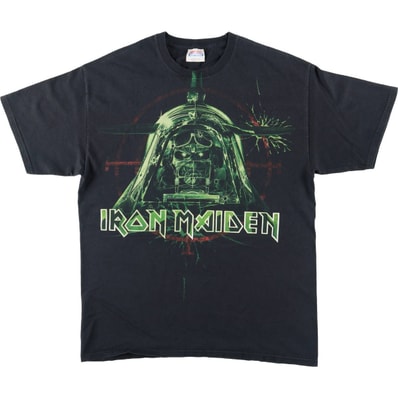 古着 90~00年代 ヘインズ Hanes IRON MAIDEN アイアンメイデン バンドTシャツ バンT メンズL相当/eaa495955