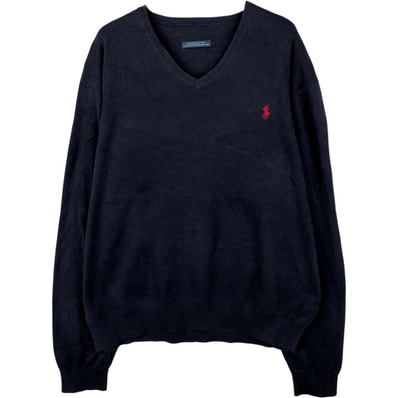 古着 ラルフローレン Ralph Lauren Vネック ニットセーター メンズXL相当/eaa637179