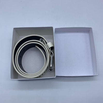 Supreme Repeat Leather Belt (25FW) "Floral"