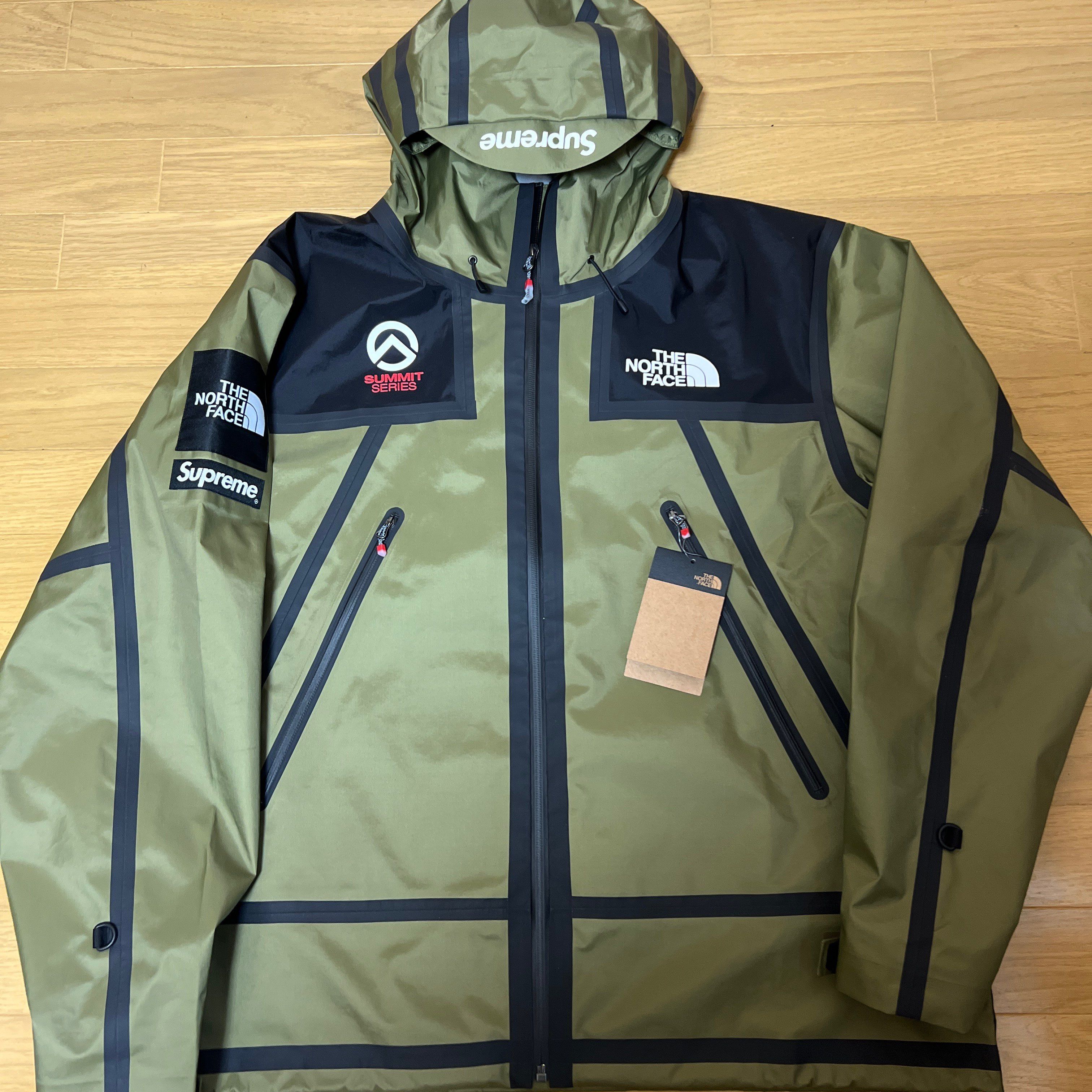 Supreme x The North Face Summit Series Outer Tape Seam Shell Jacket "Olive"