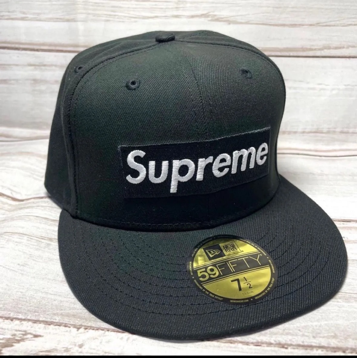 Supreme  ニューエラ シュプリーム キャップ ブラック ボックスロゴ