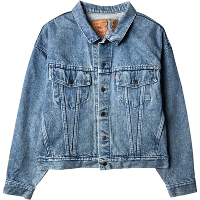 古着 ~90年代 リーバイス Levi's 70598-4891 デカパッチ デニムジャケット Gジャン USA製 メンズM相当 ヴィンテージ/eaa579584