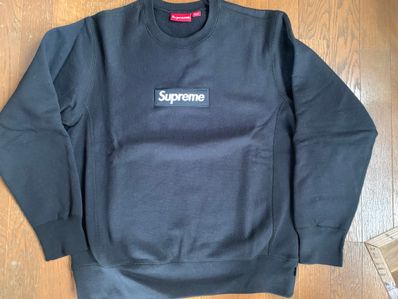Supreme Box Logo Crewneck Sweatshirt "Black" (18FW)