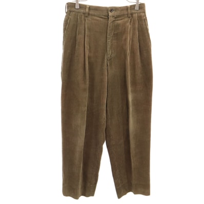 COMME des GARCONS HOMME コムデギャルソンオム 1991年 90s 日本製 オールド コーデュロイパンツ S ブラウン 太畝