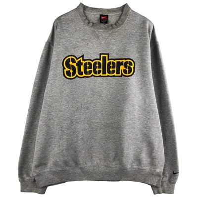 古着 00年代 ナイキ NIKE TEAM NFL PITTSBURGH STEELERS ピッツバーグスティーラーズ スウェットシャツ トレーナー メンズXL相当/eaa596755