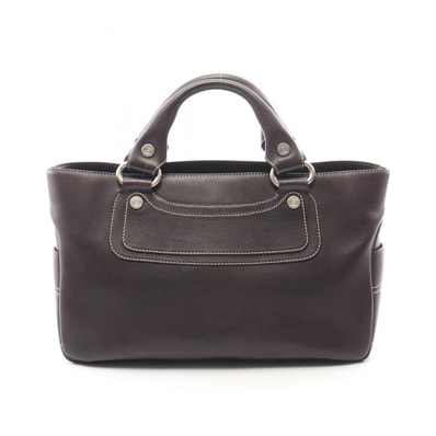 セリーヌ CELINE ブギーバッグ ハンドバッグ バッグ レザー レディース ブラウン系 【中古】