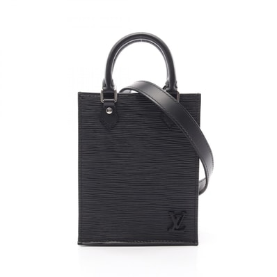 ルイ・ヴィトン LOUIS VUITTON プティット サックプラ 2WAY ハンドバッグ バッグ レザー エピ ノワール レディース ブラック系 M69441 【中古】