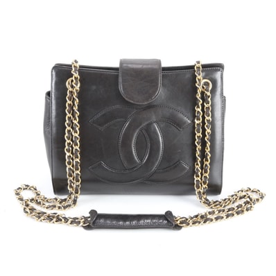 ■美品 シャネル ラムスキン レザーショルダーバッグ