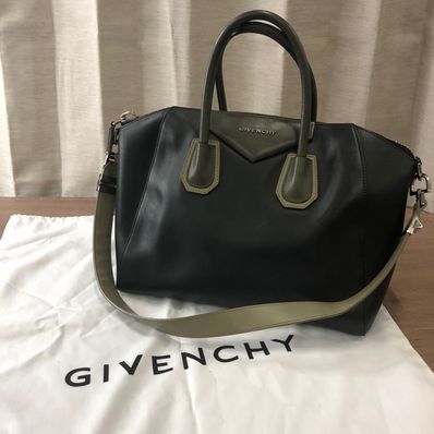 ジバンシィ 2WAY ブラック×グレー レザー