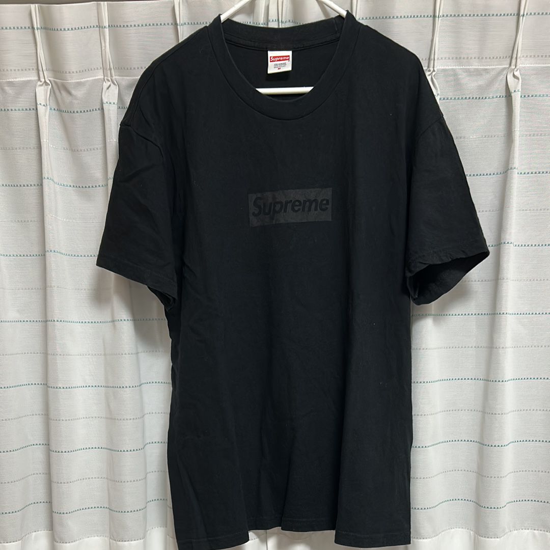 Supreme Tonal Box Logo Tee "Black"