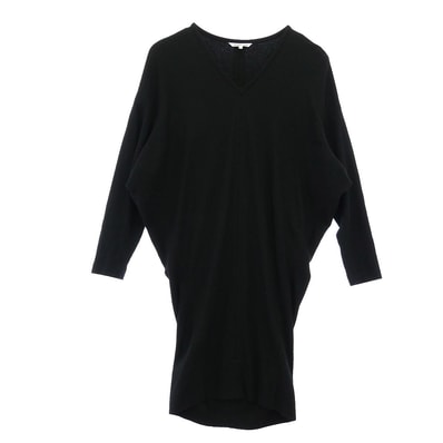 HELMUT LANG ヘルムートラング ワンピース 16-7405500-050-902 ニット 変形 ワンピース ブラック系 S【中古】