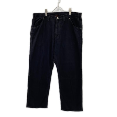 メゾンエウレカ 181 EASY BIGGY JEANS ブラック コットン ジップフライ ワイドシルエットストレートデニムパンツ F