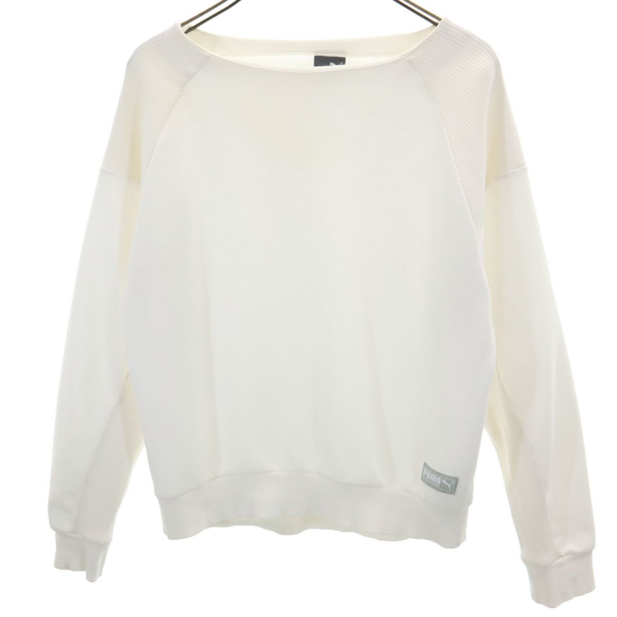 PUMA プーマ 長袖 カットソー L ホワイト