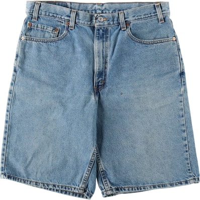 古着 90年代 リーバイス Levi's 550 RELAXED FIT デニムショーツ ハーフパンツ ジョーツ USA製 メンズw35相当 ヴィンテージ/eaa637127