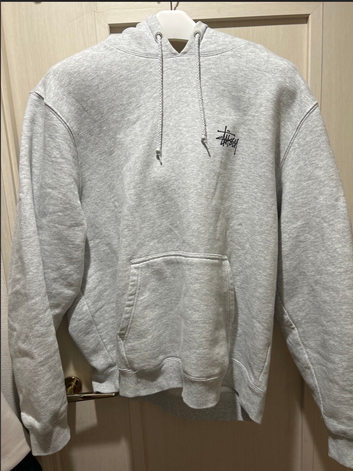 Stussy BASIC STUSSY HOOD "Ash Heather" (2022)